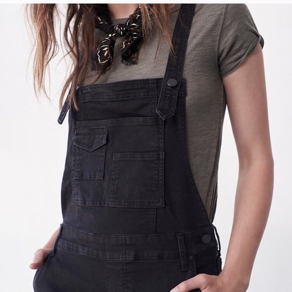 Free People Denim Overalls - Picture 2 of 6